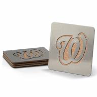 Washington Nationals Boasters Stainless Steel Coasters - Set of 4