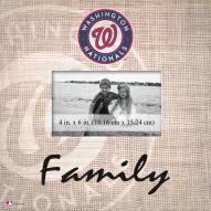 Washington Nationals Family Picture Frame
