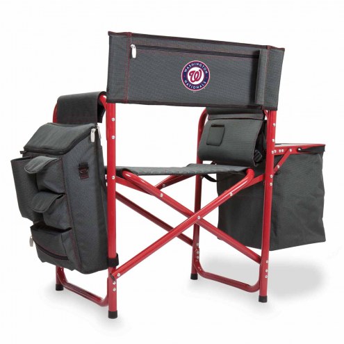 Washington Nationals Gray/Red Fusion Folding Chair