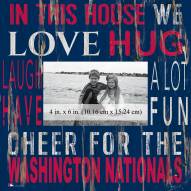 Washington Nationals In This House 10" x 10" Picture Frame