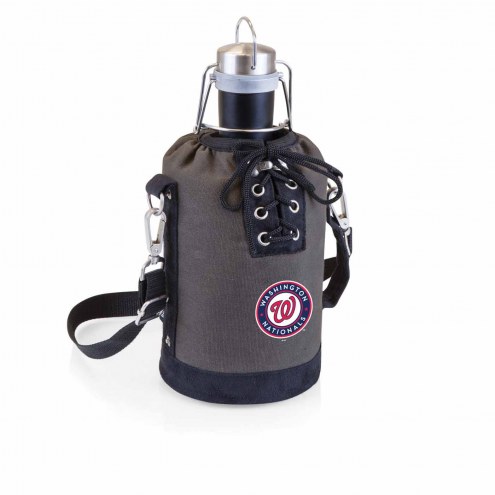 Washington Nationals Insulated Growler Tote with 64 oz. Stainless Steel Growler