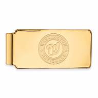 Washington Nationals Sterling Silver Gold Plated Money Clip