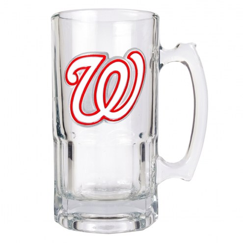 Washington Nationals MLB 1 Liter Glass Macho Mug