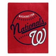 Washington Nationals Moonshot Raschel Throw Blanket