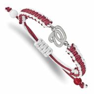 Washington Nationals Stainless Steel Adjustable Cord Bracelet