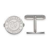 Washington Nationals Sterling Silver Cuff Links
