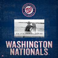 Washington Nationals Team Name 10" x 10" Picture Frame