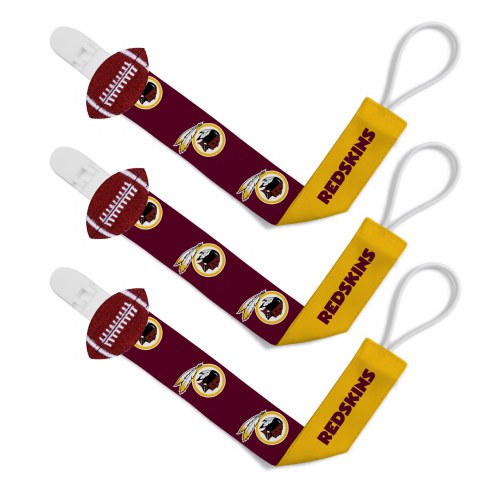 Washington Redskins Baby Pacifier Clips