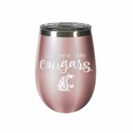 Washington State Cougars 10 oz. Rose Gold Blush Wine Tumbler