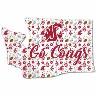 Washington State Cougars 12" Floral State Sign