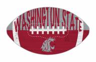 Washington State Cougars 12" Football Cutout Sign