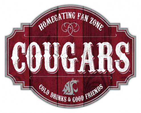 Washington State Cougars 12&quot; Homegating Tavern Sign