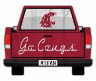 Washington State Cougars 12" Truck Back Cutout Sign