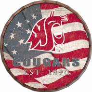 Washington State Cougars 16" Flag Barrel Top