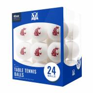 Washington State Cougars 24 Count Ping Pong Balls