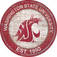 Washington State Cougars 24" Heritage Logo Round Sign
