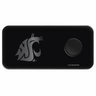 Washington State Cougars 3 in 1 Glass Wireless Charge Pad