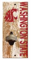 Washington State Cougars 6" x 12" Distressed Bottle Opener