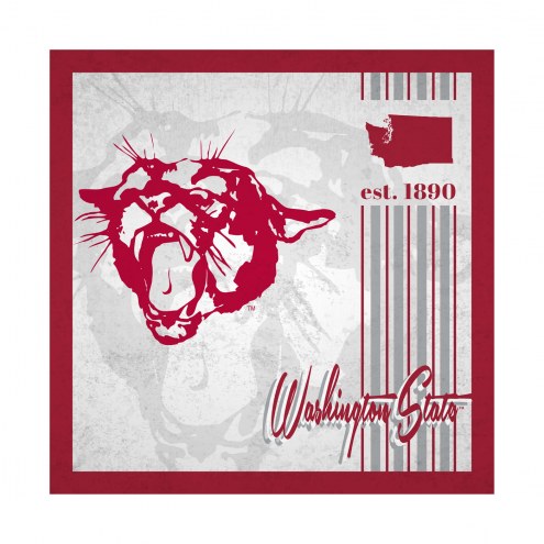 Washington State Cougars Album 10&quot; x 10&quot; Sign