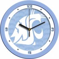 Washington State Cougars Baby Blue Wall Clock