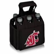 Washington State Cougars Black Six Pack Cooler Tote