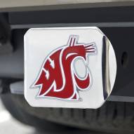 Washington State Cougars Chrome Color Hitch Cover