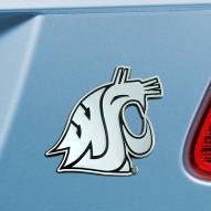 Washington State Cougars Chrome Metal Car Emblem