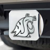 Washington State Cougars Chrome Metal Hitch Cover