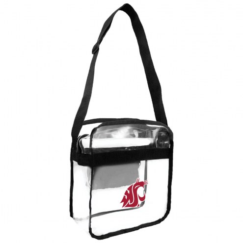 Washington State Cougars Clear Crossbody Carry-All Bag