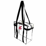 Washington State Cougars Clear Tote Along