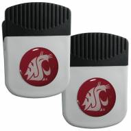 Washington State Cougars Clip Magnet with Bottle Opener - 2 Pack