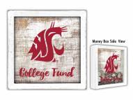 Washington State Cougars College Fund Money Box
