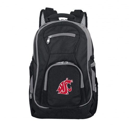 NCAA Washington State Cougars Colored Trim Premium Laptop Backpack