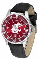 Washington State Cougars Competitor AnoChrome Men's Watch - Color Bezel