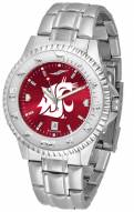 Washington State Cougars Competitor Steel AnoChrome Men's Watch