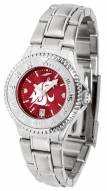 Washington State Cougars Competitor Steel AnoChrome Women's Watch