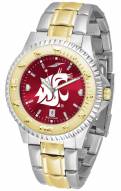 Washington State Cougars Competitor Two-Tone AnoChrome Men's Watch