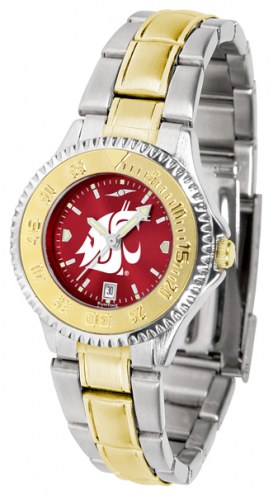 Washington State Cougars Competitor Two-Tone AnoChrome Women's Watch