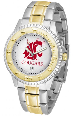 Washington State Cougars Competitor Two-Tone Men's Watch