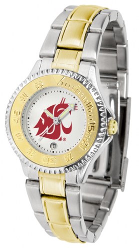 Washington State Cougars Competitor Two-Tone Women's Watch