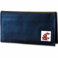 Washington State Cougars Deluxe Leather Checkbook Cover