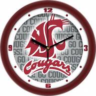 Washington State Cougars Dimension Wall Clock