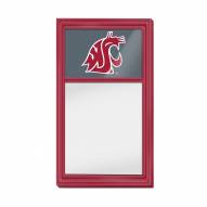 Washington State Cougars Dry Erase Note Board