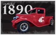 Washington State Cougars Established Truck 11" x 19" Sign