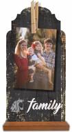 Washington State Cougars Family Tabletop Clothespin Picture Holder