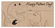 Washington State Cougars Father's Day Coloring Sign