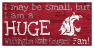 Washington State Cougars Huge Fan 6" x 12" Sign