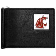 Washington State Cougars Leather Bill Clip Wallet