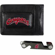Washington State Cougars Leather Cash & Cardholder & Key Organizer