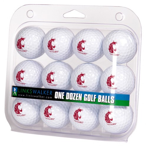 Washington State Cougars Dozen Golf Balls